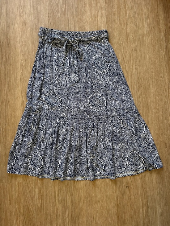 Talbots Dresses & Skirts - Talbots Navy and White Printed Skirt